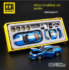 DIY Customizable 1:43 Scale Ford Mustang Alloy Car Model Kit - Unique Racing Car