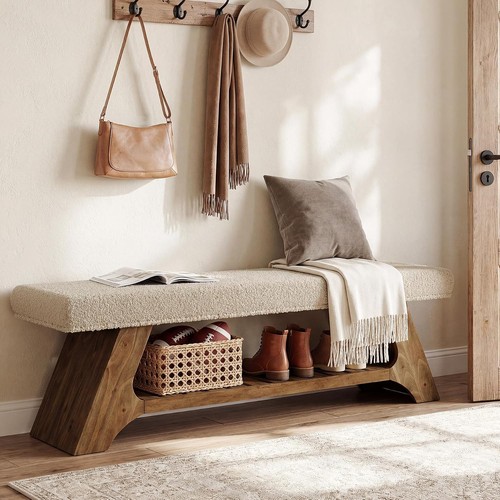 Upholstered solid wood - 55",