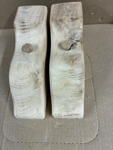 Pair handmade solid - pair, oak