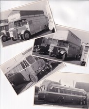 SHOWMAN / FAIRGROUND VEHICLES - BUS  COLLECTION - 8  IMAGES - REF. # BC147