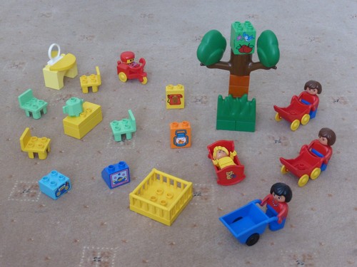 Lego duplo pieces mostly - lego, 37,