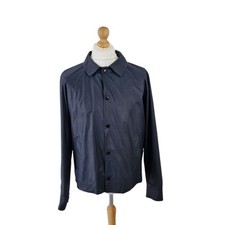 Gloverall Mens Coach Jacket Showerproof Size Medium Dark Blue