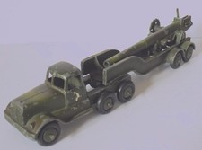 Crescent Toys No.1271 Long Range Mobile Gun c.1960. FREE UK P&P.
