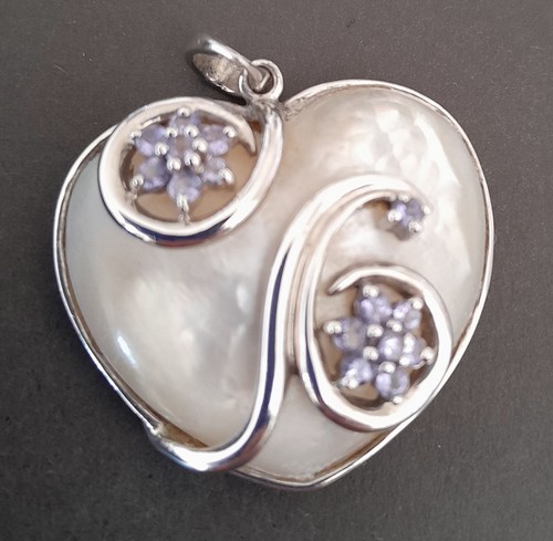 925 silver mop and tanzanite - 925,