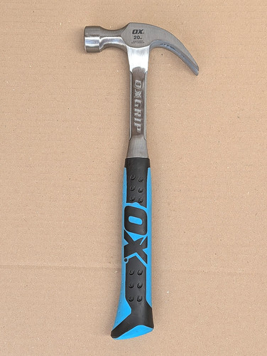 20oz pro series claw hammer - ox,