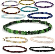 Real Crystal Gemstone Bracelet