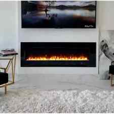 Aurora Electric Fire 52cm H x 91.44 W x 11.9cm D  36inc W Black RRP £451.99