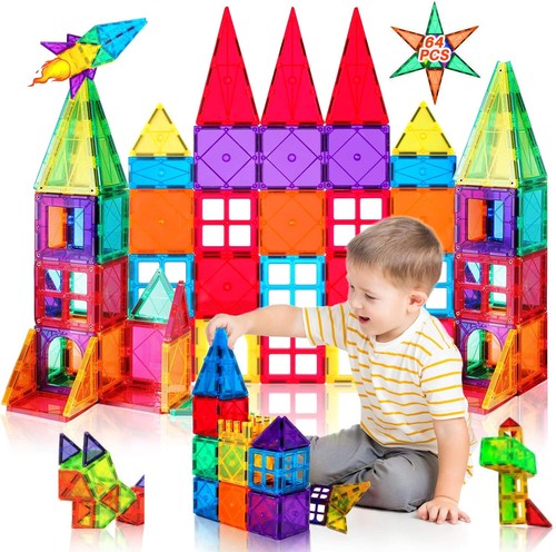 Magnetic building blocks - building, tiles