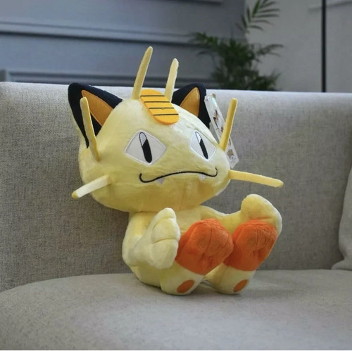Pokemon meowth plush soft - meowth,