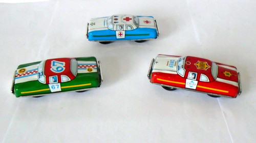 Vintage tinplate car - vintage, toys