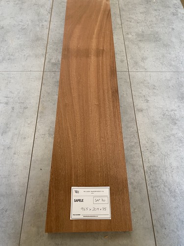 965x204x35mm sapele par - par, solid