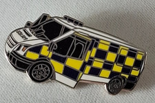 Police van collectors enamel - van,