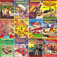 Practical Mechanics Magazine's *Complete* (1933-1963) DVD + EXTRAS Electronics