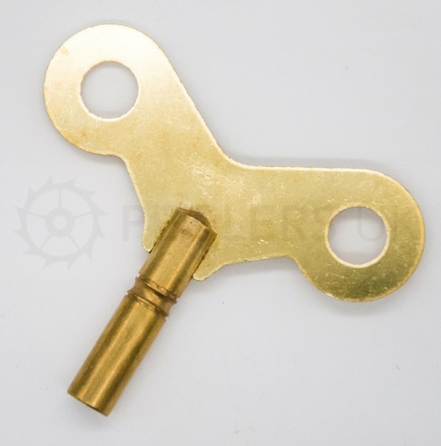 Clock key brass - clock, winding
