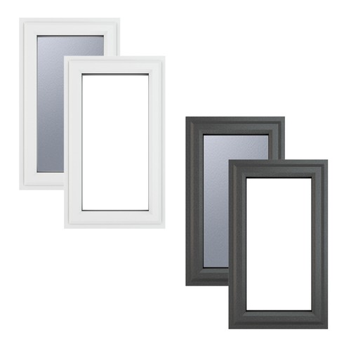 Pvc triple glazed window - pvc,