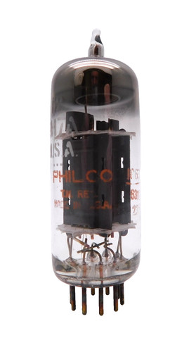 Philco 12bh7a grey - ge, plate