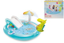 Intex Gator Play Centre Kids Paddling Pool Outdoor Garden Pool