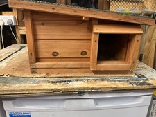 Wooden Garden Hedgehog House Nesting Hibernation Home Shelter Outdoor Heavy Duty