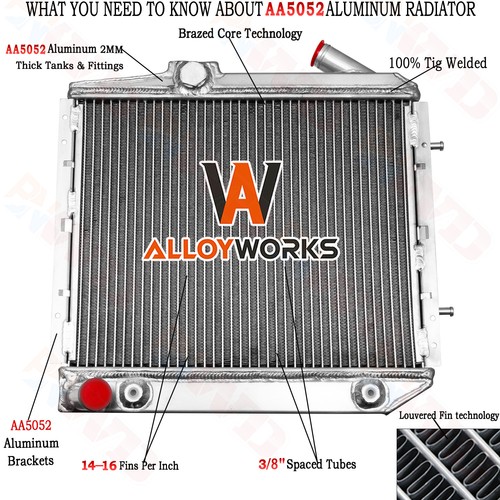 Rows aluminium radiator for - aluminium,