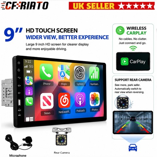 Single 1din car stereo - stereo, apple