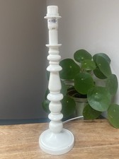 Cream Wooden Table Lamp Base