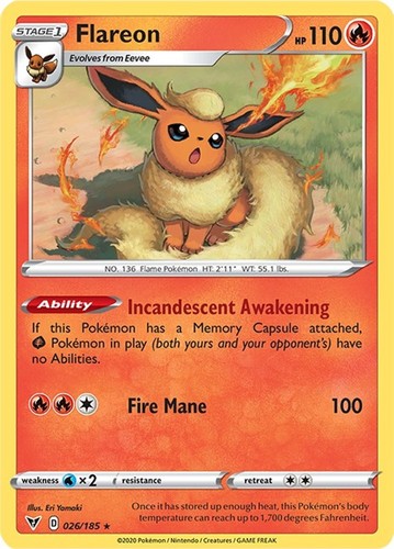 Pokemon flareon 026 - pokemon,