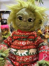 Grinch Doll Baby Handmade By
