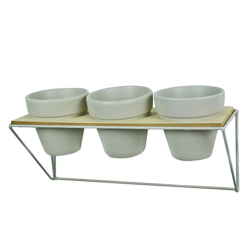 Iron plant holder wall mounted - plant,