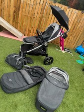 Mamas and Papas Ocarro Grey Pushchair Carrycot Travel System