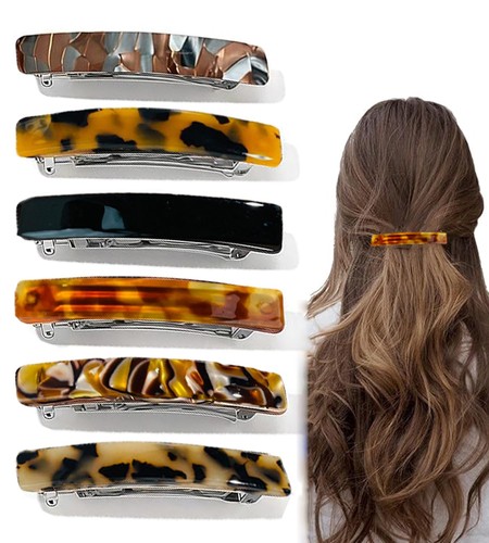 6pcs french barrette - 6pcs,