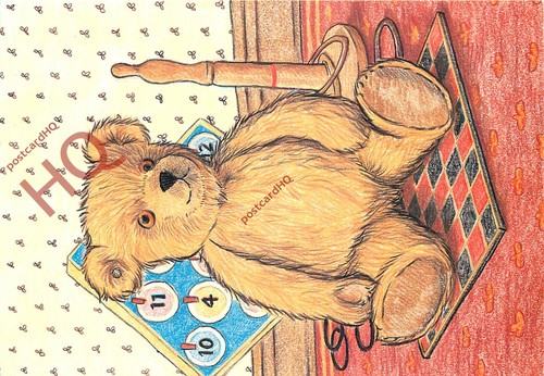 Picture postcard teddy - picture, bear