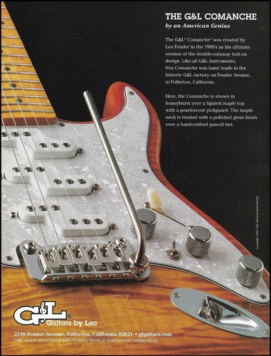 Comanche electric guitar - g&l,