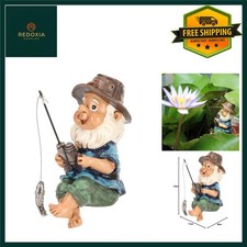 Charming Fishing Garden Gnome