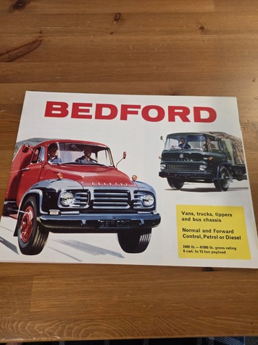 Bedford trucks range - bedford, brochure