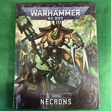 WARHAMMER 40K NECRONS CODEX NECRON RULE BOOK 9th ED GAMES WORKSHOP KILL TEAM HB