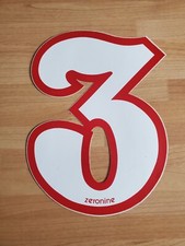 Zeronine No:3 old school bmx decal sticker NOS New Old Stock