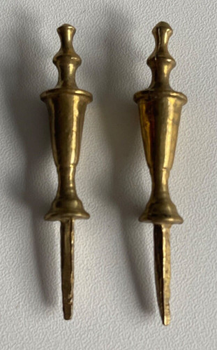 Pair slim brass - pair,