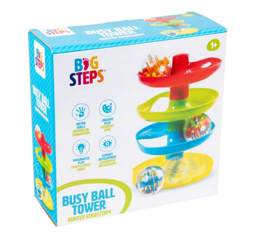 Big steps busy ball tower - busy,