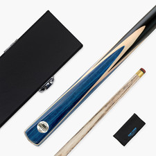 PRO147 Windser 57" 2 Piece Snooker Pool Cue and Case Set 9.5mm Pro Layered Tip