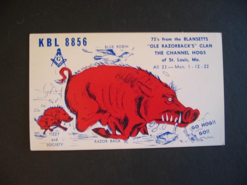 Vintage postcard ham radio - vintage,