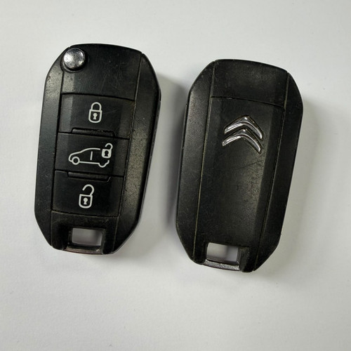 Citroen flip key - , button