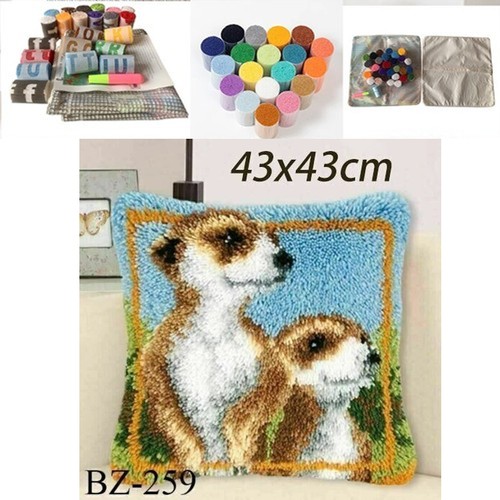 43cm latch hook kit diy - 43*43cm,