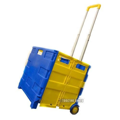 Large folding shopping trolley - shopping,