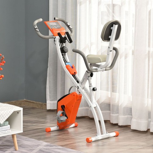 Upright exercise bike - exercise,
