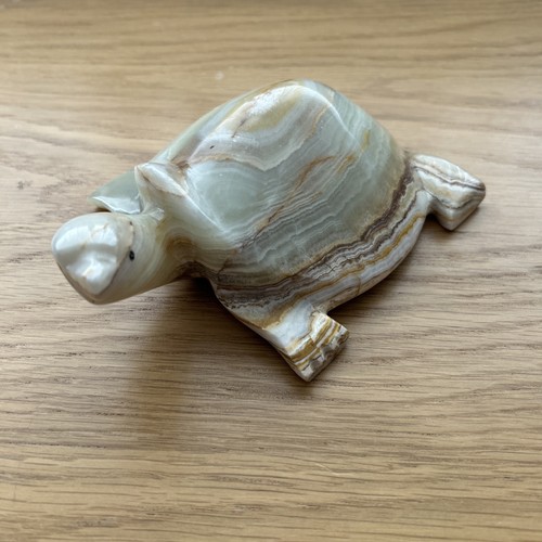 Large carved green onyx - , marble
