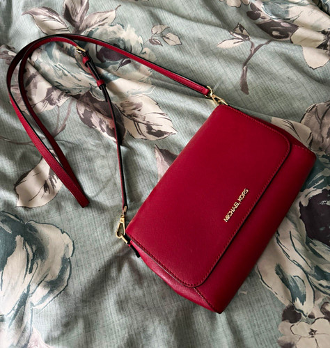 Michael kors red saffiano - michael,