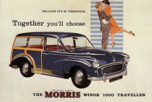 Morris minor traveller car - morris,