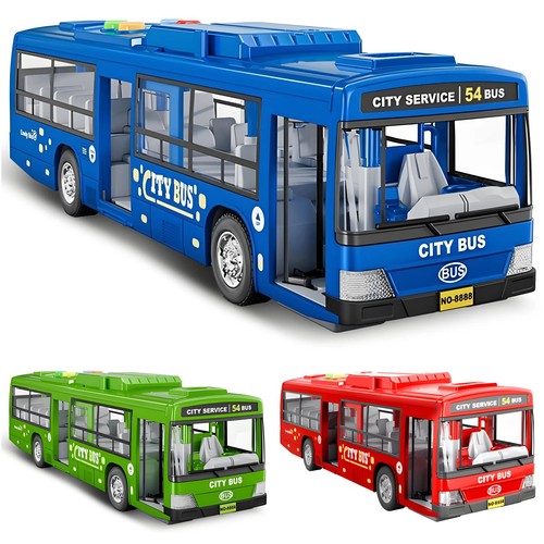 Large pull back bus - pull, toy