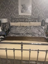 Dunelm Cream And Brown Reversible Double bed throw