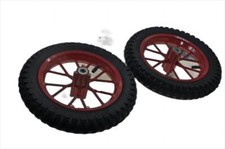 RED 47cc 49cc MINI MOTO DIRT BIKE WHEELS SET WITH TYRES (12.5 x 2.75 MINIMOTO)